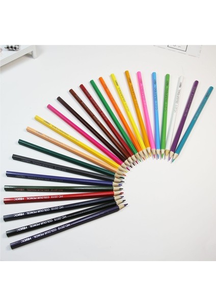 24 Renkli Kalem Öğrenci Boyama Kırtasiye Suda Çözünür Renkli Kurşun (Yurt Dışından) fiyatları