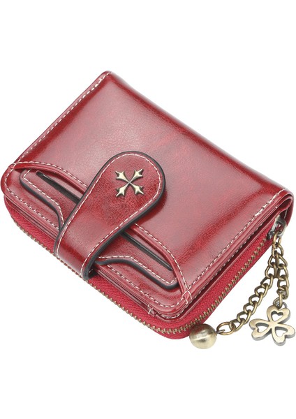 Yeni Çok Yönlü Bayan Cüzdan Fermuarlı Bayan Kısa Cüzdan Madeni Para Cüzdanı Bayan Hediye (Yurt Dışından)