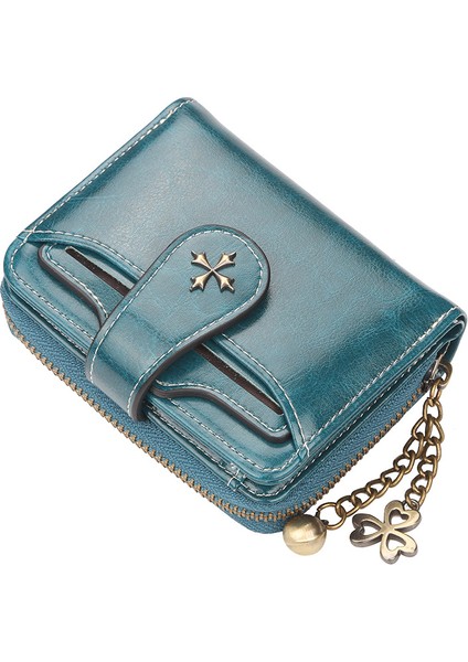 Yeni Çok Yönlü Bayan Cüzdan Fermuarlı Bayan Kısa Cüzdan Madeni Para Cüzdanı Bayan Hediye (Yurt Dışından)