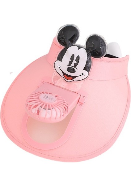 Çocuk Şapkası Büyük Saçak Boş Üst Güneşlik Güneş Koruyucu Fan Şapka Erkek ve Kadın Bebek Güneş Şapkası Ince Kesit Serin Şapka Ebeveyn-Çocuk (Yurt Dışından)