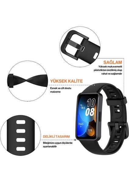 Huawei Band 8 Huawei Band 9 Uyumlu Silikon Kordon Kayış indirimleri