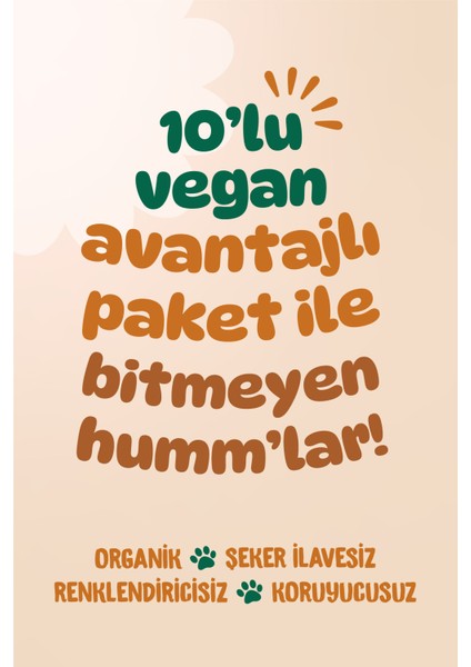 Organik Vegan Tatlı & Tuzlu Atıştırmalık Paketi - 10 Adet (10 Çeşit)