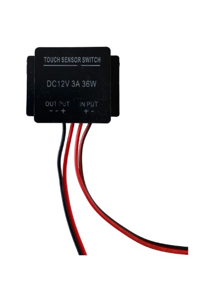 Siyah 12 Volt 3 Amper Dokunmatik (Touch) Ayna Arkası Sensör