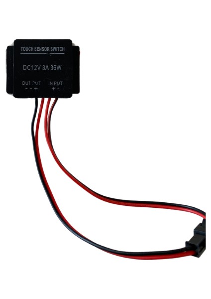 Siyah 12 Volt 3 Amper Dokunmatik (Touch) Ayna Arkası Sensör