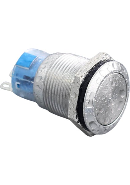 19MM Metal Buton Paslanmaz Çelik 1no/1nc CD65BS