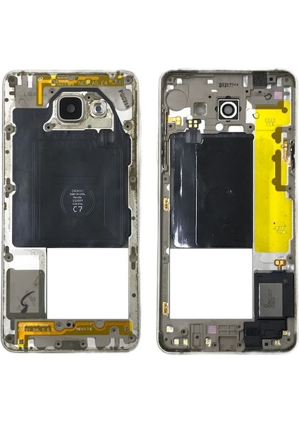 Samsung Galaxy Uyumlu A5 2016 A510 Orta Kasa 2 Sim Kart-Gümüş