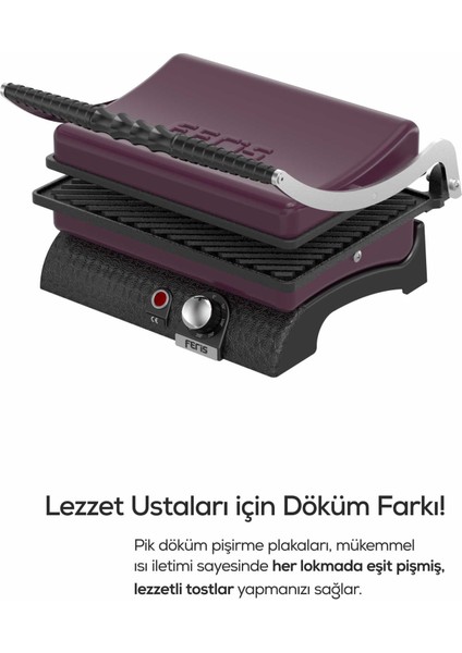 Döküm Tost Makinesi Mürdüm