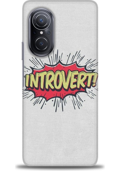 Huawei Nova 9 Se Kılıf Hd Baskılı - Introvert! + 9h Nano Ekran Koruyucu