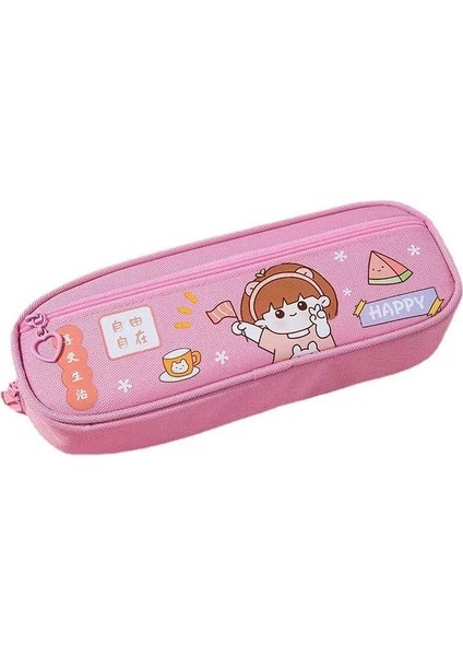 Çift Katmanlı Büyük Kapasiteli Oxford Kumaş Ilkokul Öğrencisi Kalem Kutusu (Yurt Dışından)