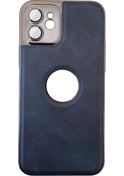 Apple iPhone 11 Uyumlu Delux Serisi Kamera Korumalı Deri Desenli Premium Telefon Kılıf