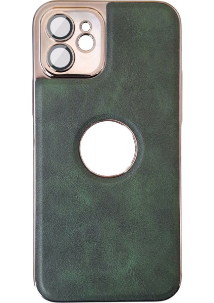 Apple iPhone 11 Uyumlu Delux Serisi Kamera Korumalı Deri Desenli Premium Telefon Kılıf