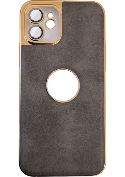 Apple iPhone 11 Uyumlu Delux Serisi Kamera Korumalı Deri Desenli Premium Telefon Kılıf