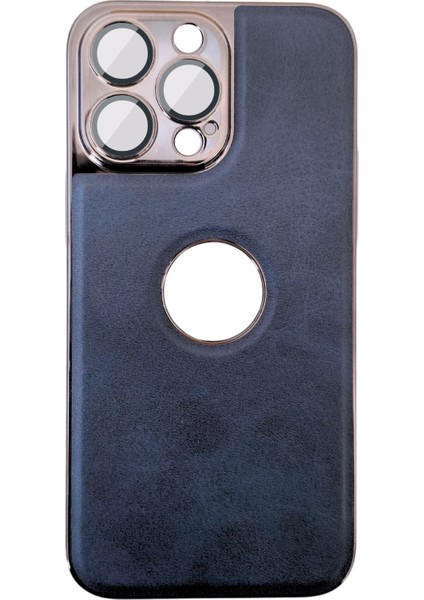 Apple iPhone 12 Pro Max Uyumlu Delux Serisi Kamera Korumalı Deri Desenli Premium Telefon Kılıf