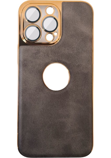 Apple iPhone 14 Pro Max Uyumlu Delux Serisi Kamera Korumalı Deri Desenli Premium Telefon Kılıf