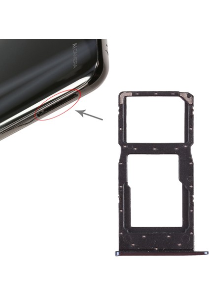 Huawei Honor 10 / P Smart Için Tepsi + Tepsi / Mikro Sd Kart Tepsisi (Yurt Dışından)