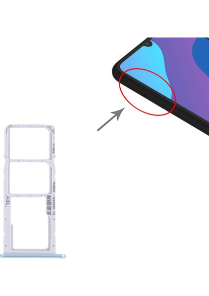 Honor 9A Için Tepsi + Mikro Sd Kart Tepsisi (Yurt Dışından)