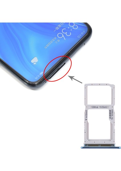 Huawei Enjoy 10 Plus Için Tepsi + Mikro Sd Kart Tepsisi (Yurt Dışından)