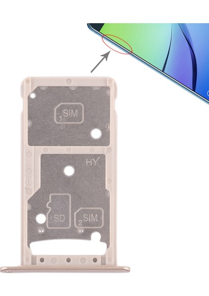 Huawei Enjoy 6 Için Tepsi + Mikro Sd Kart Tepsisi (Yurt Dışından)