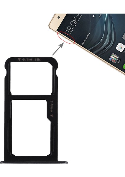 Huawei P9 Için Tepsi + Mikro Sd Kart Tepsisi (Yurt Dışından)