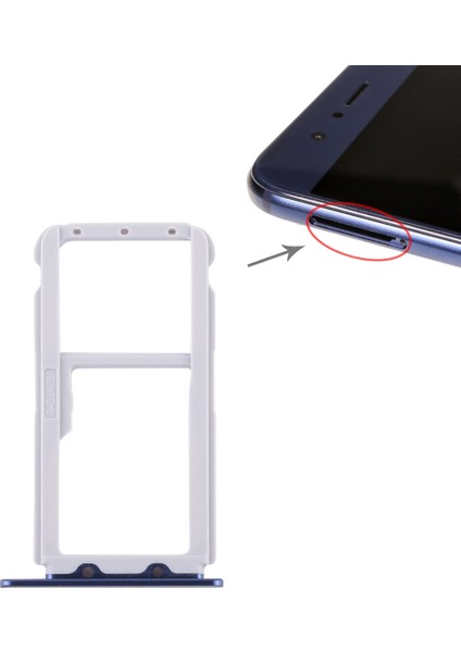 Huawei Honor V9 Için Tepsi + Mikro Sd Kart Tepsisi (Yurt Dışından)