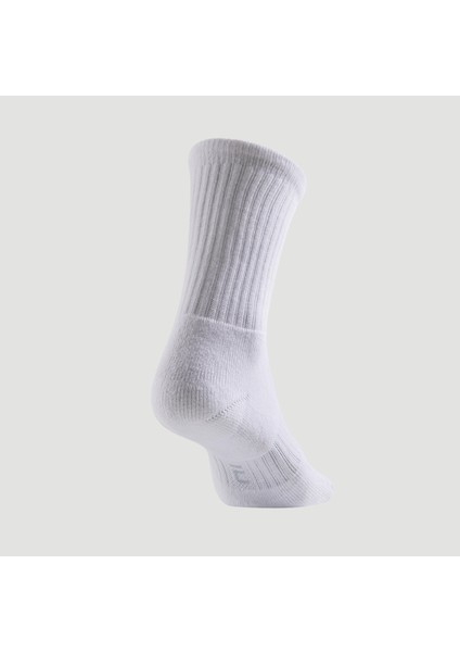 Artengo Tenis Çorabı - Yüksek Konçlu - 3'lü Paket - Beyaz - Decathlon RS 500