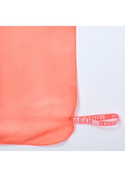 Nabaiji Mikrofiber Havlu - L Boy - Mercan Rengi - 80 × 130 cm