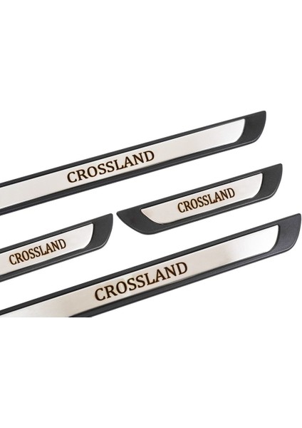 Opel Crossland Uyumlu 4 Parça Iç Kapı Eşiği Krom Abs fırsatları