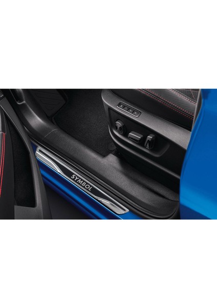 Renault Symbol Uyumlu 4 Parça Iç Kapı Eşiği Karbon Krom Abs