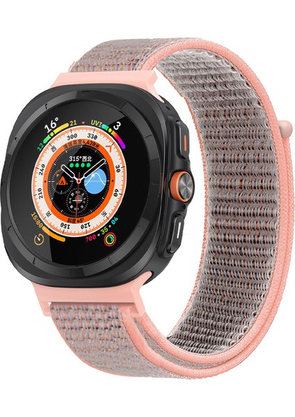 Samsung Galaxy Watch 7 Ultra 47MM Uyumlu Orijinal Pim Woven Örgü Naylon Kordon