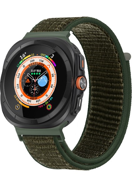 Samsung Galaxy Watch 7 Ultra 47MM Uyumlu Orijinal Pim Woven Örgü Naylon Kordon