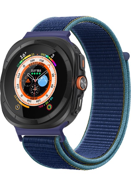 Samsung Galaxy Watch 7 Ultra 47MM Uyumlu Orijinal Pim Woven Örgü Naylon Kordon