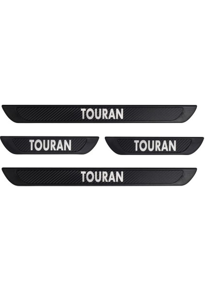 Vw Touran Uyumlu 4 Prç. Iç Kapı Eşiği Karbon Abs