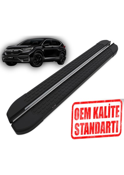 Cr-V 2017 2024 Araca Özel Nevada Siyah Yan Basamak