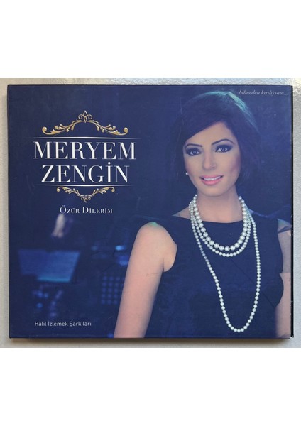 Meryem Zengin Özür Dilerim CD (Orjnal Dönem Baskı Cd)