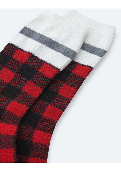 Erkek Siyah-Kırmızı Soft Touch Soket Çorap A42Y8507 modelleri