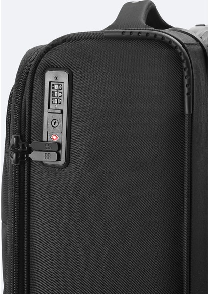 Erkek Siyah Laptop Bölmeli Kilitlenebilir Küçük Boy Bavul B008107 indirimleri