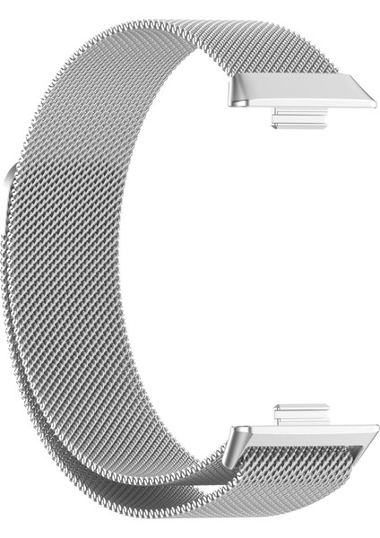 Huawei Watch Fit 3 Uyumlu Manyetik Mıknatıslı Hasır Kordon Kayış
