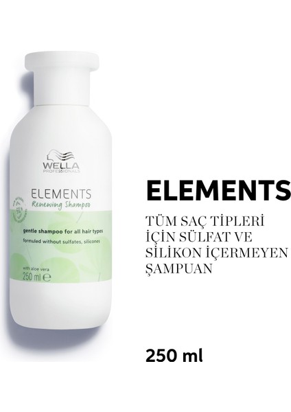 Professionals Elements Yenileyici Şampuan 250 ml - Tüm Saç Tipleri İçin