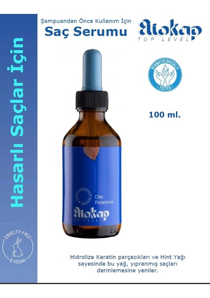 Olıo Protettıvo - Hasarlı Saçlar Için Koruyucu Saç Serumu, 100 Ml.