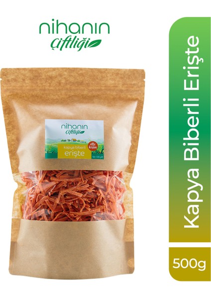 Erişte Kapya Biberli 500 gr