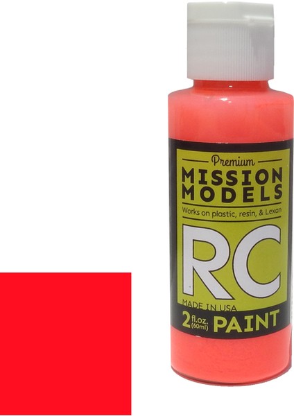MMRC-046 Rc Fluorescent Racing Red Maket Boyası 60ML.