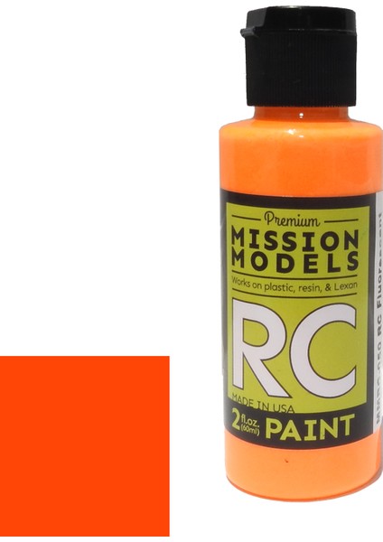 MMRC-050 Rc Fluorescent Racing Bright Orange Maket Boyası 60ML.