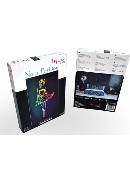 Miniart Neon Moda Boncuk Nakış Seti