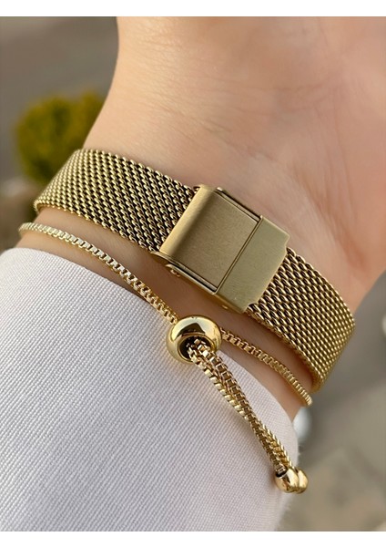 Kadranı Yeşil Kadın Kol Saati ve Bileklik fırsatları