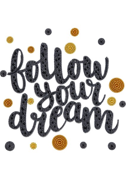 Miniart Follow Your Dream Boncuk Nakış Seti