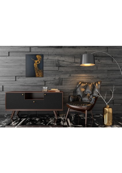 Miniart Lady In Gold Boncuk Nakış Seti
