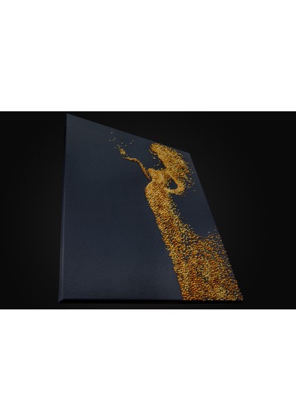 Miniart Lady In Gold Boncuk Nakış Seti