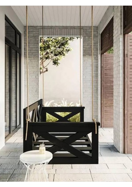 Elawoodworking Wooden Bed Swing, Tasarım Ahşap Salıncak Siyah modelleri