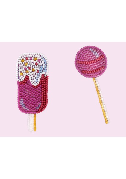 Miniart Lolipop, Dondurma Boncuk Nakış Seti