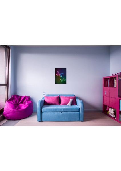 Miniart Neon Kelebekler Boncuk Nakış Seti